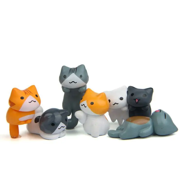 Bonsai Garden In Japan - New Arrival 6Pcs/Set Cartoon Lucky pvc