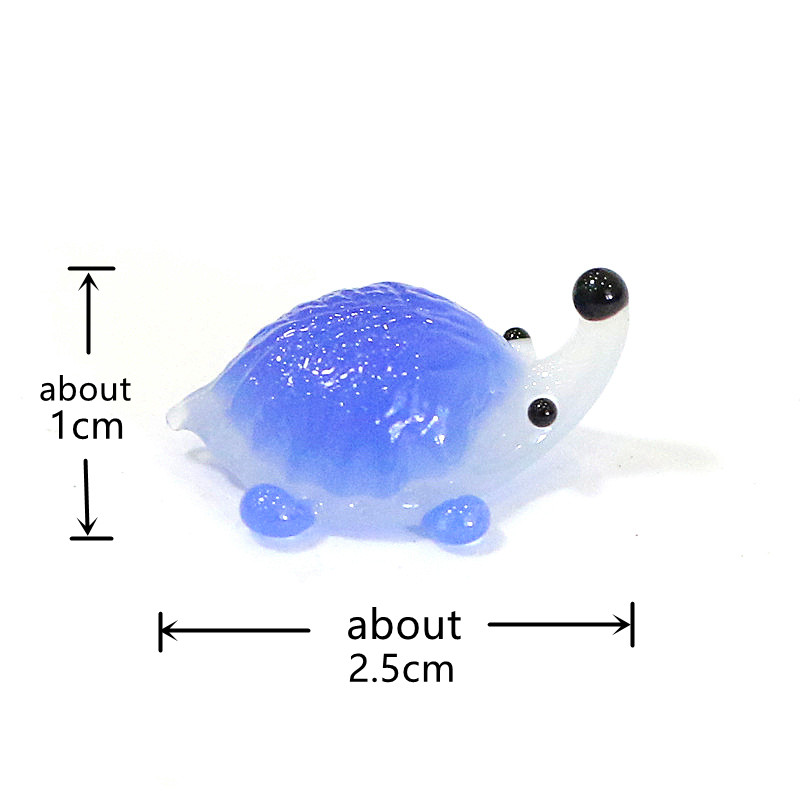Handmade Mini Glass Hedgehog F - Bonsai Garden In Japan avis et prix
