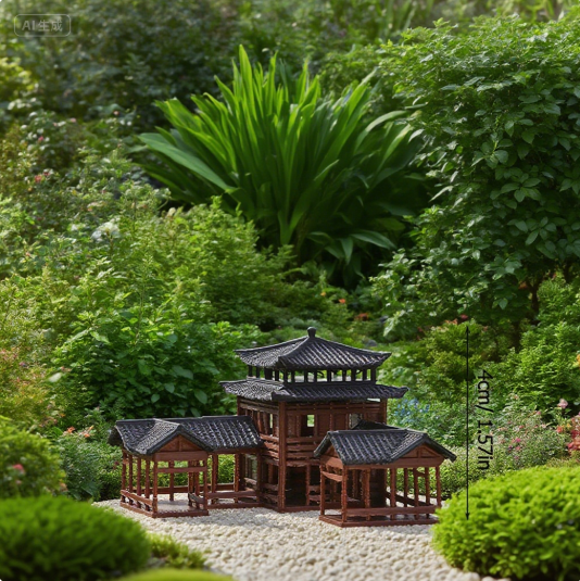 Ancient Building Model Miniatu - Japanese Garden Bonsai avis et prix