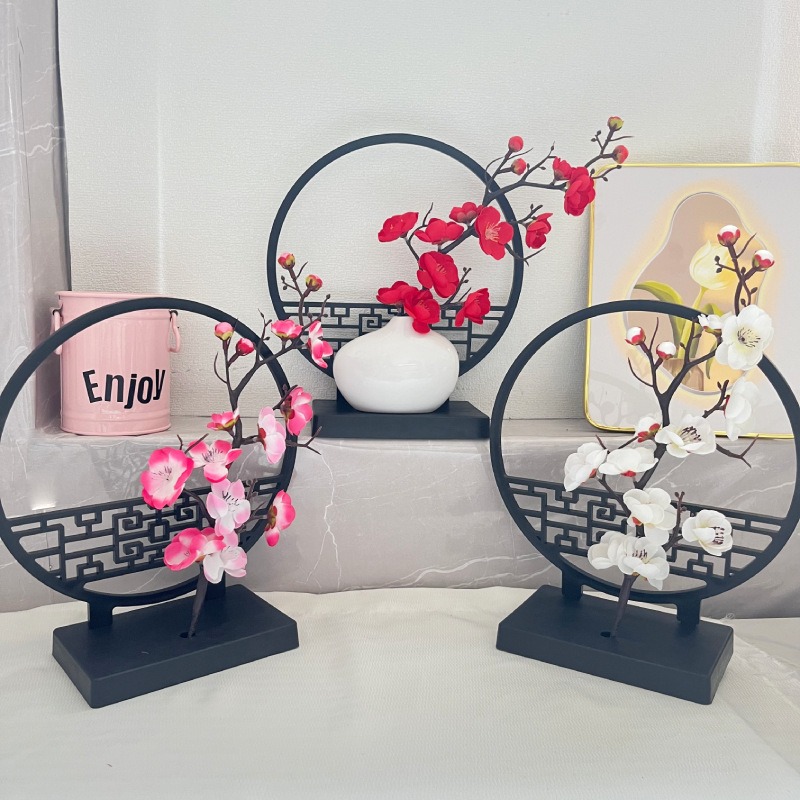 New Chinese Style Black Screen - Bonsai Garden Entrance avis et prix