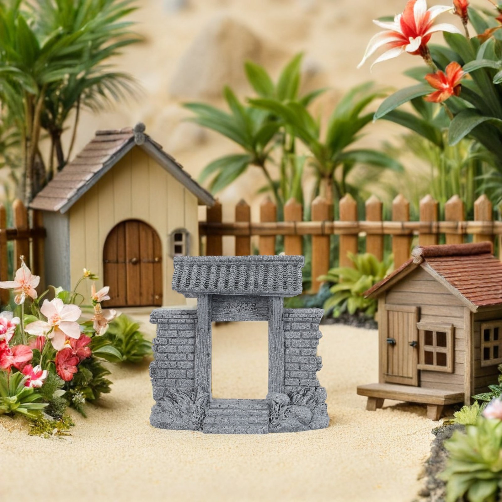 Mini Chinese Gate Stone Bonsai - Bonsai Garden Entrance avis et prix