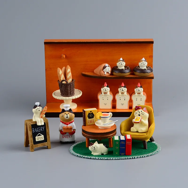 Zakka Style Cartoon Cat Bread  - Bonsai Garden In Japan avis et prix