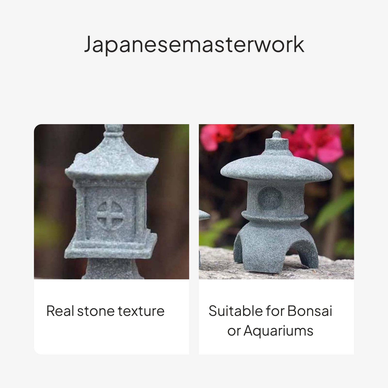 Japanese Sandstone Lantern Gar - Bonsai Garden In Japan avis et prix