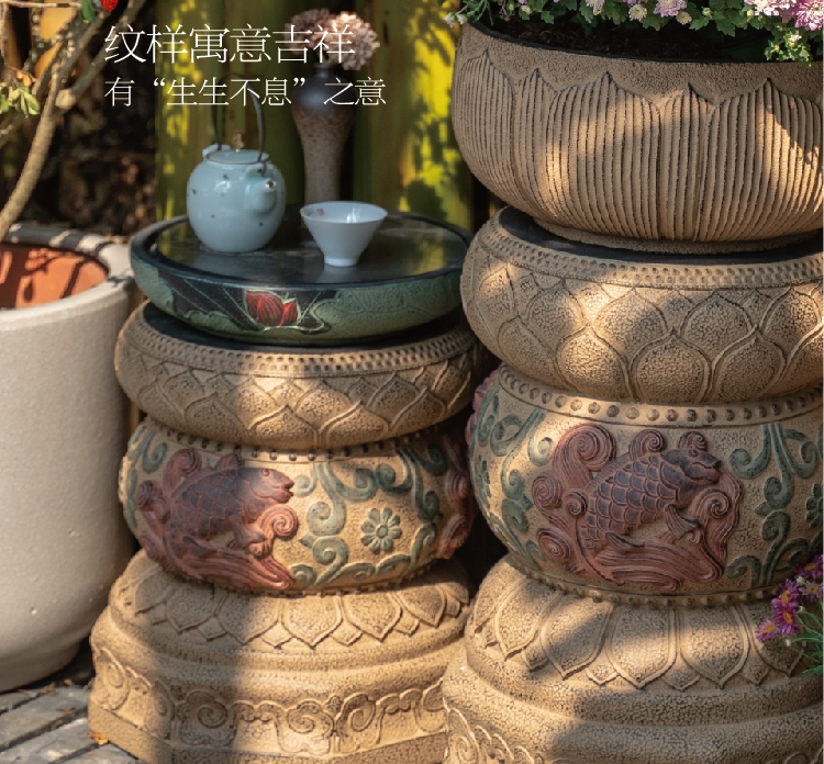 Garden Stone Pier Outdoor Cour - Bonsai Garden Entrance avis et prix