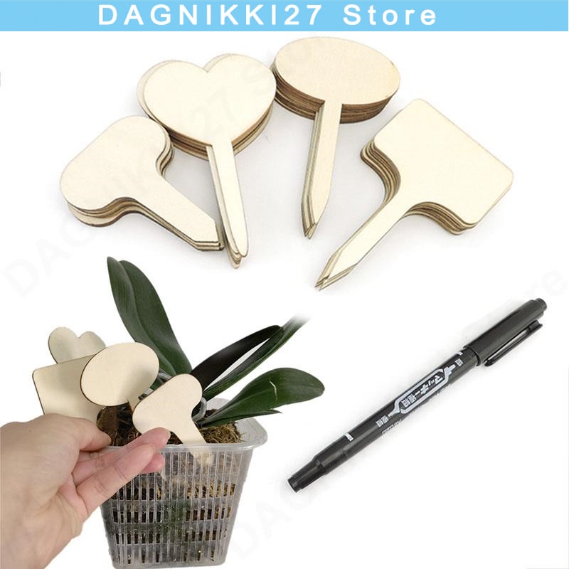 10x T-Type Wooden Plant Labels - Bonsai Garden Kit avis et prix