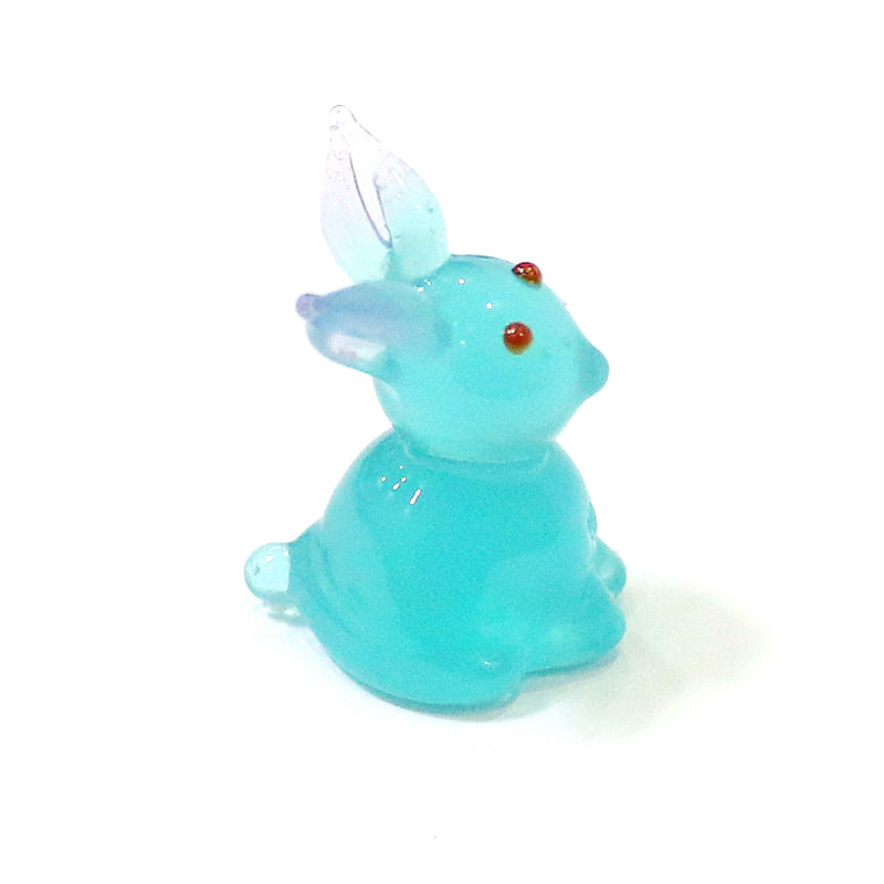 2pcs Mini Glass Bunny Figurine - Bonsai Garden In Japan avis et prix