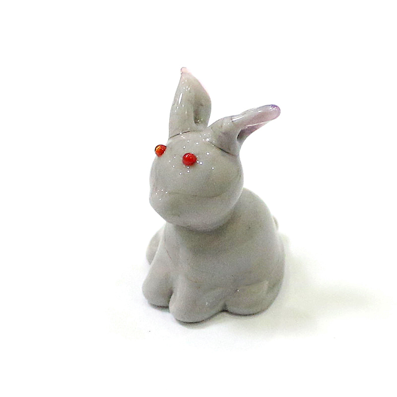 2pcs Mini Glass Bunny Figurine - Bonsai Garden In Japan avis et prix