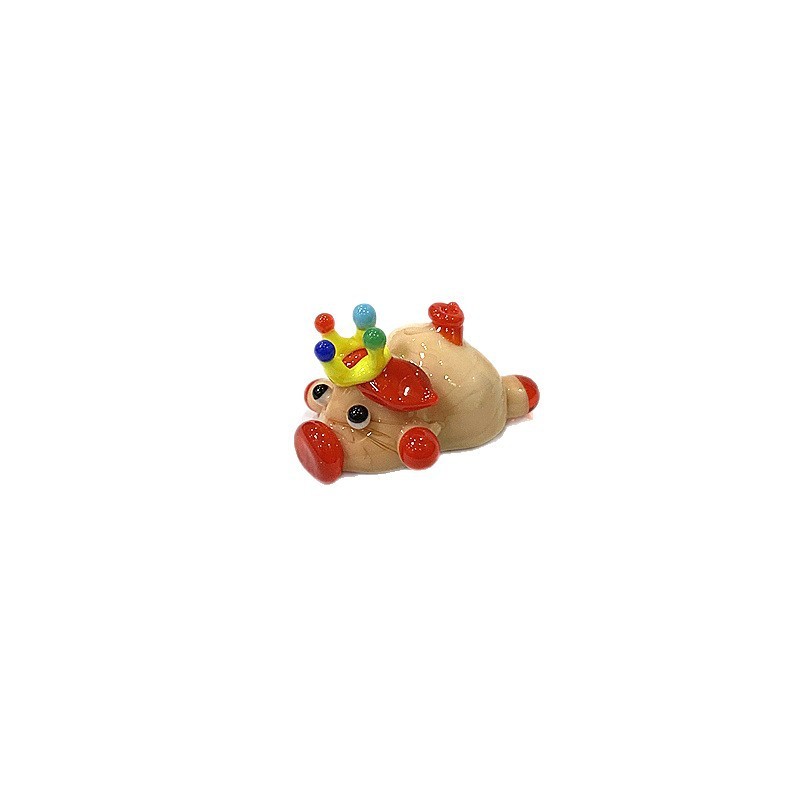 Cute Mini Glass Pig Figurine - - Bonsai Garden In Japan avis et prix