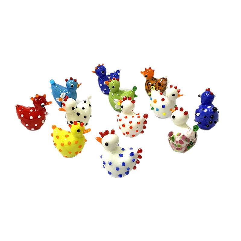 2PCS Handmade Cute Glass Chick - Bonsai Garden In Japan avis et prix