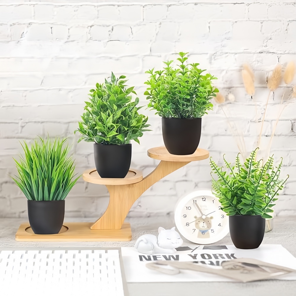 4pcs/set Mini Artificial Plant - Bonsai Garden Kit avis et prix