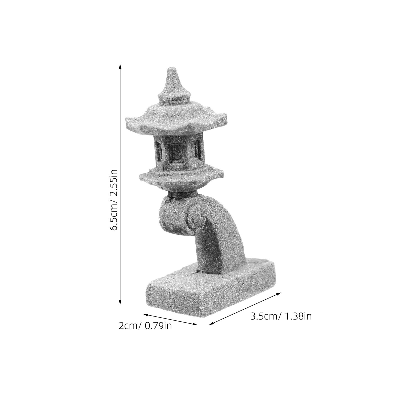 2Pcs Japanese Stone Lantern Mi - Japanese Garden Bonsai avis et prix