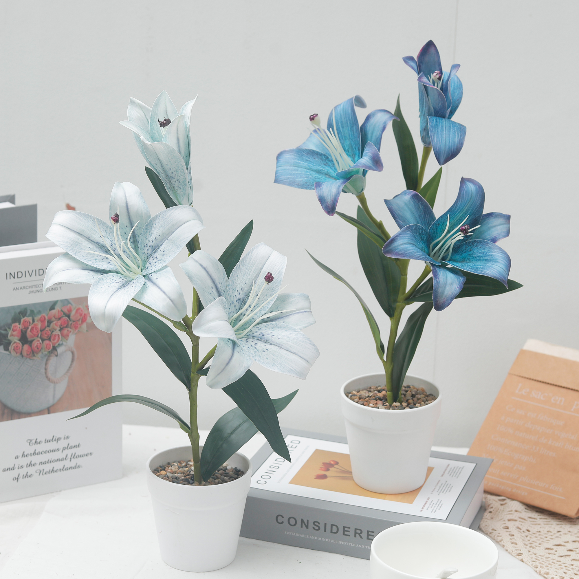 Artificial Flowers Lily Bonsai - Bonsai Garden Entrance avis et prix