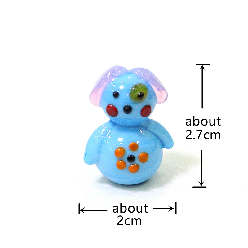 Cute Handmade Mini Glass Dog F - Bonsai Garden In Japan avis et prix